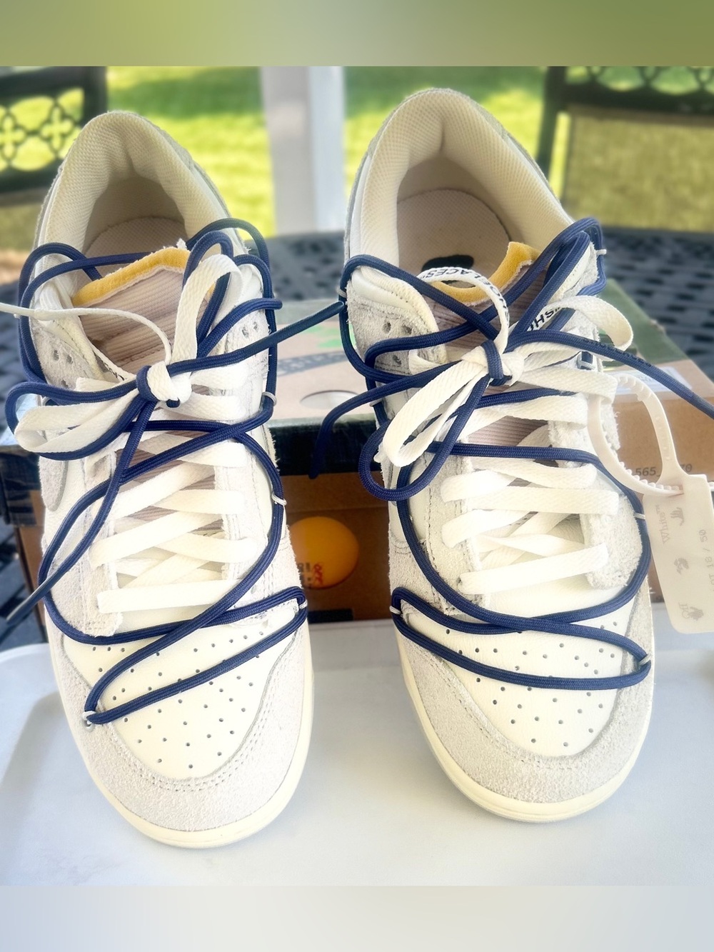 Nike Dunk Low x Off-White Lot 18 of 50'Condition: Brand New in Box Size Men's 9 - Picture 4 of 9